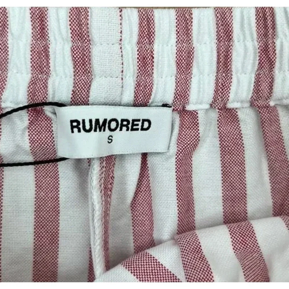 NWT‎ RUMORED Ex-Boyfriend Boxer Short Loungewear in Cupid Stripe S